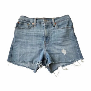 Levi"s Denim Shorts with Light Distressed Size 28